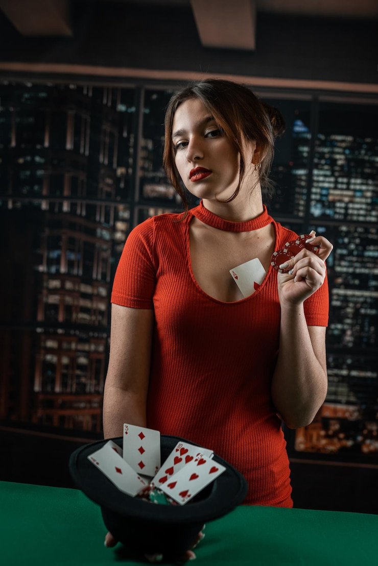 Live dealer studio with multiple camera angles and player interface on mobile phone
